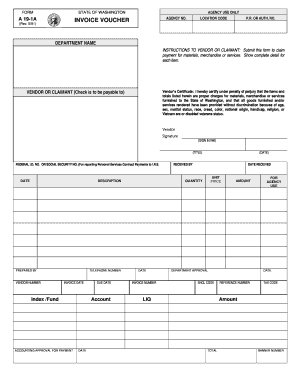 A 19 Form