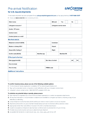 Livingston Cover Sheet  Form