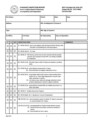 Nqas Checklist PDF  Form