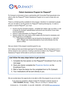 Concordia Pharmaceuticals Patient Assistance Program  Form