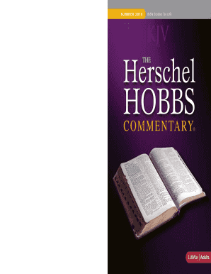 Herschel Hobbs Commentary Online  Form