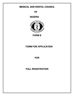 Mdcn Form B