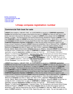 How Do I Find My Compass Registration Number  Form