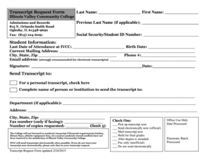  Ivcc Transcript Request 2015