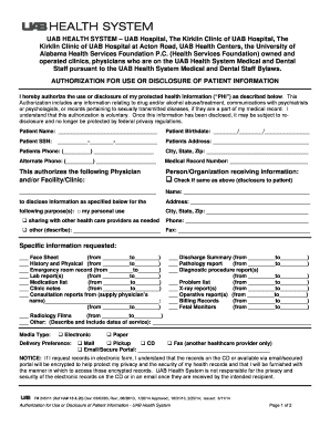  Use Disclosure Form 2014