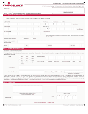 Philam Life Downloadable Forms