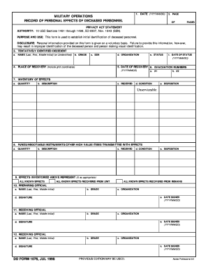  Fannie Mae Form 1076 Fillable 1998