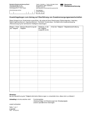 Z1320 Internetformular Deutsche Rentenversicherung Bund