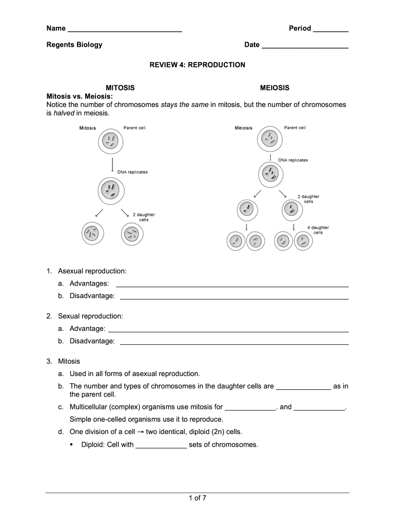 Review 4 Reproduction  Form