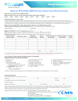Non Msp Voluntary Checks Form