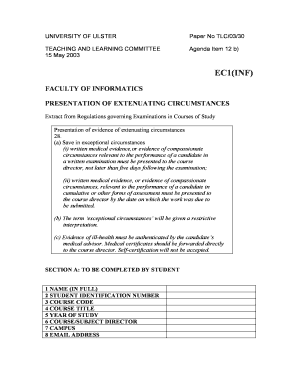 Ec1 Form Ulster