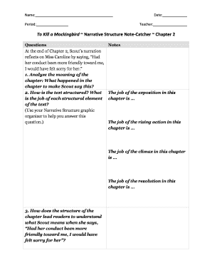 Note Catcher Template  Form