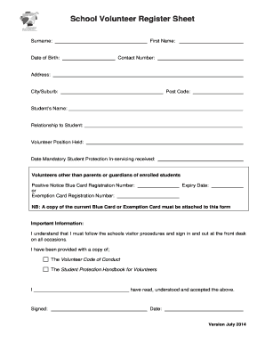 Hostel Application  Form