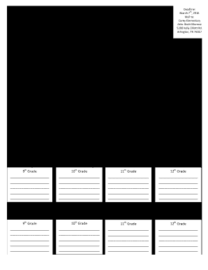 Dean P Corey Elementary PTA Student Scholarship Applicatdocx  Form