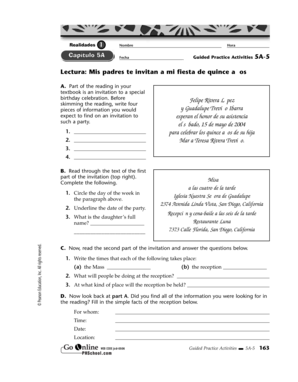 Realidades 3 Guided Practice Answers  Form