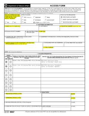  Va9957 Fillable 2012-2024