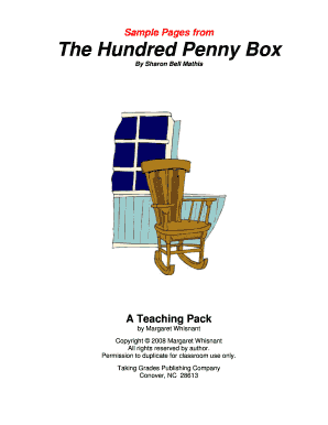 The Hundred Penny Box PDF  Form