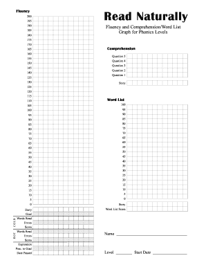 Read Naturally Graph Fill Out And Sign Printable Pdf Template Signnow