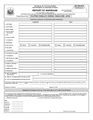 Philippine Embassy Osaka  Form