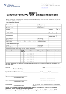 Eskom Pension Fund Forms