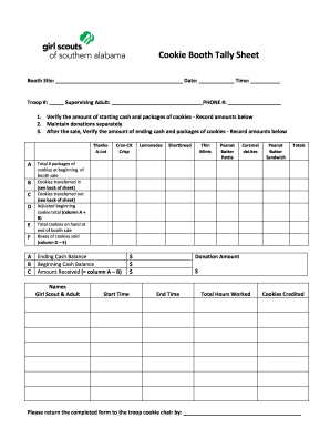Girl Scout Cookie Order Form Printable - Fill Out and Sign Printable PDF  Template | signNow