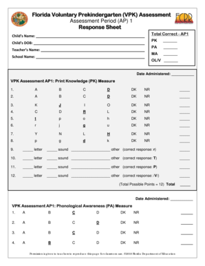 Vpk Ol V Assessment Period Ap 2  Form