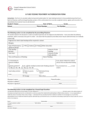  G TUBE FEEDING TREATMENT AUTHORIZATION FORM 2015-2024