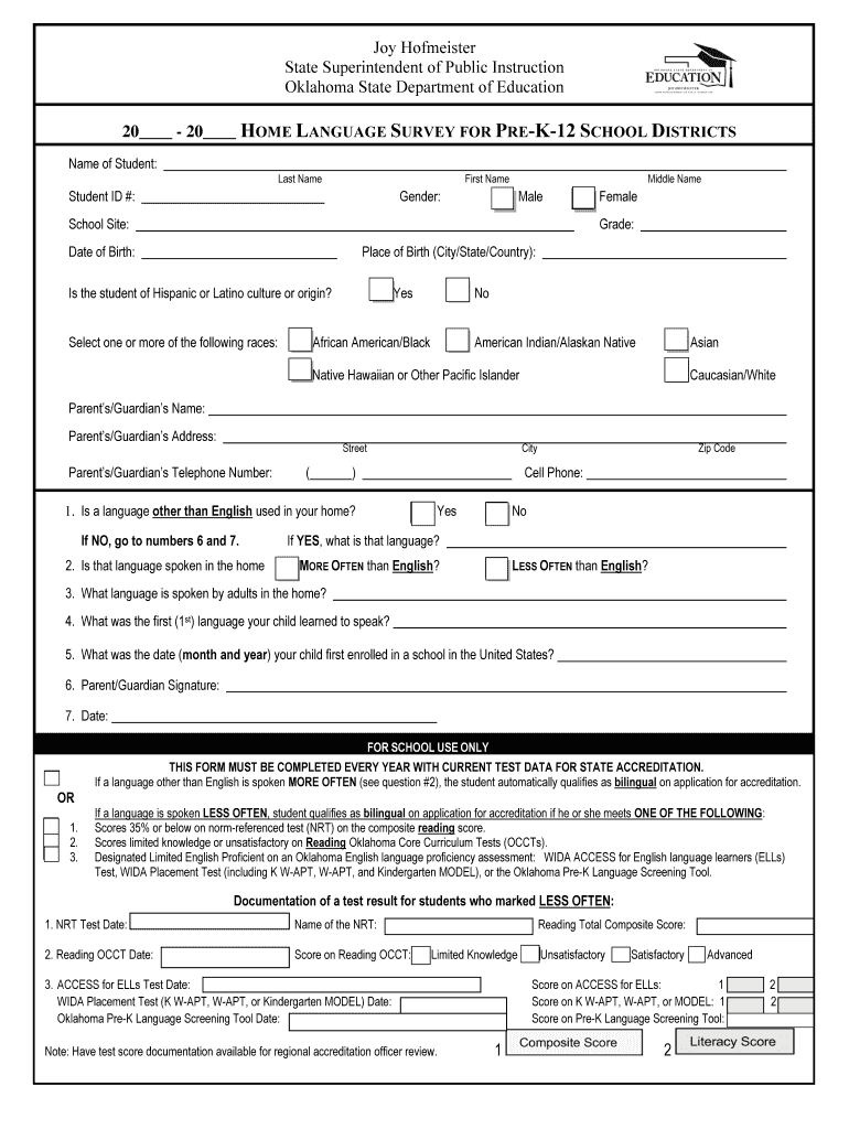 STUDENT INFORMATION SHEET FRONTIER HIGH SCHOOL