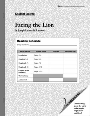 Facing the Lion PDF  Form