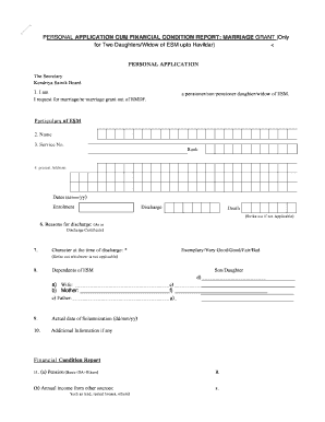 Ksb Marriage Grant  Form