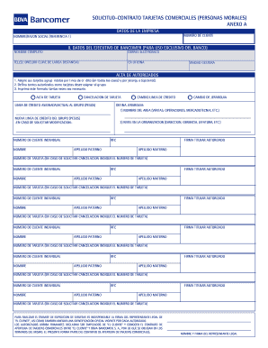 Contrato De Bancomer  Form