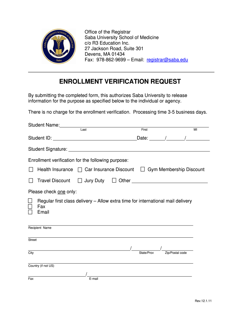  Saba Enrollment 2011-2024