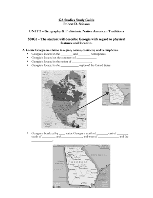 Ga Studies Study Guide Answer Key  Form