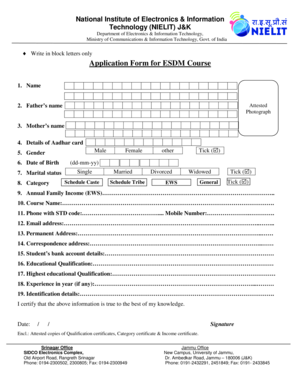 Application Form Esdm