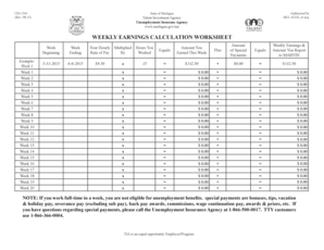 Michigan Uia 1541  Form