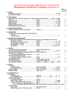 AWC Guide to Wood Construction in High Wind Areas 110 Mph Wind Zone  Form