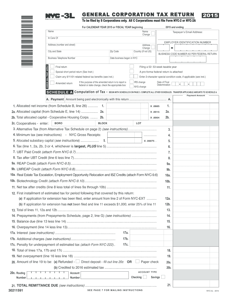 Get and Sign Nyc 3l Form 2019-2022
