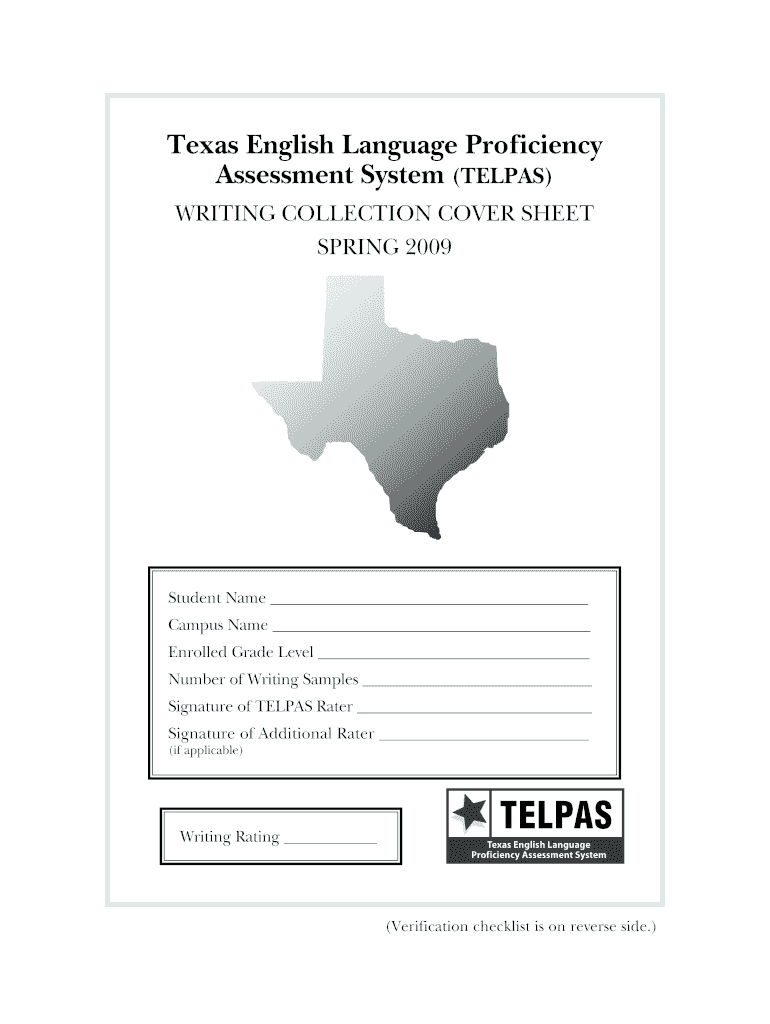 Telpas Writing Paper Template  Form