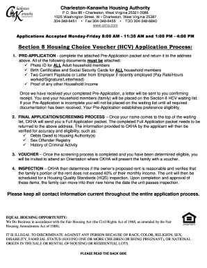 Section 8 Voucher  Form