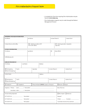 Healthfirst Outpatient Authorization Form 2013