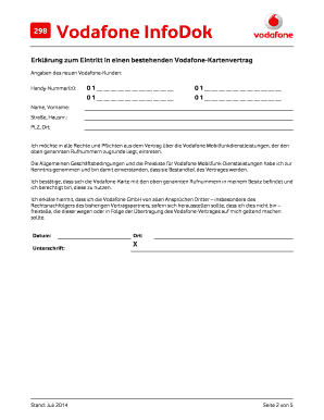 Infodok 298  Form