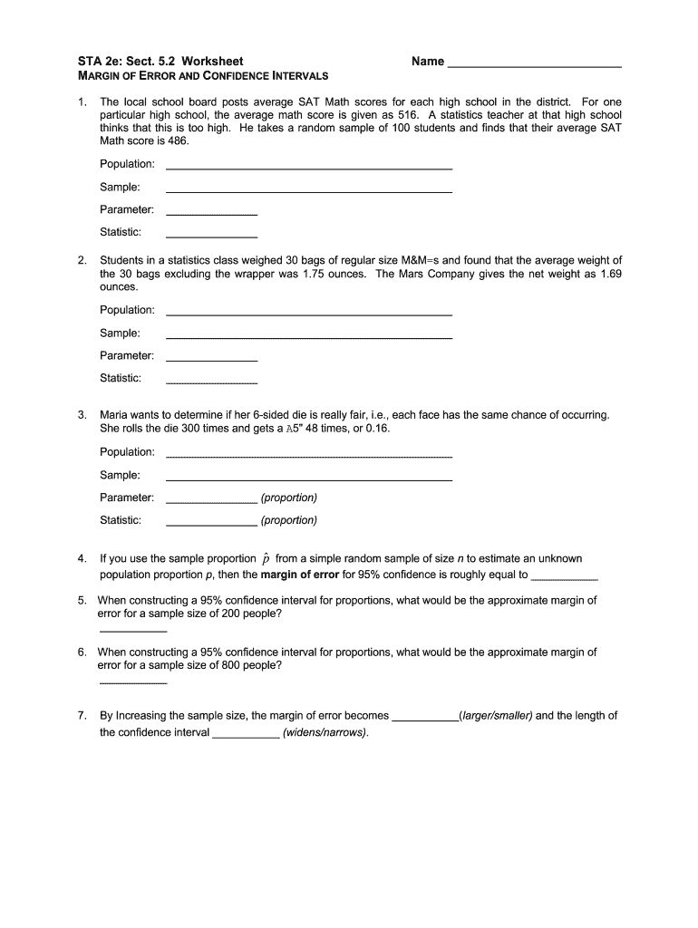 Sta 2e Sect 5 2 Worksheet  Form