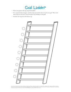 Goal Ladder Spirit Publishing  Form