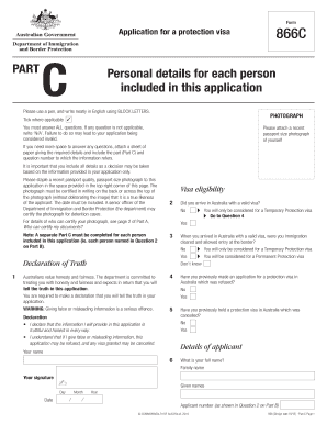 Form 866 Part C