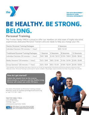 Ymca Flyer Template  Form