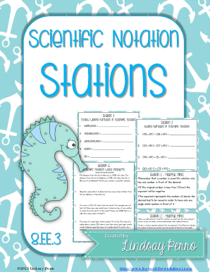 Scientific Notation Stations  Form