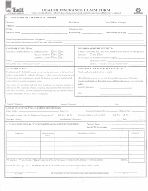 Tatil Claim Form