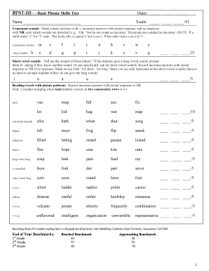 Bpst Assessment PDF  Form