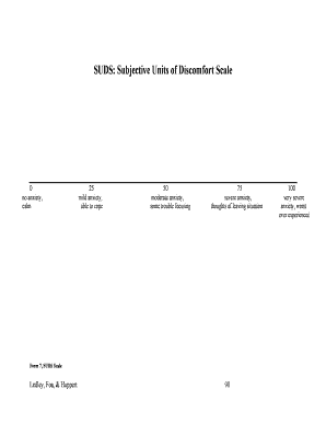 Suds Worksheet PDF  Form