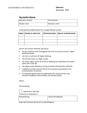 Nyckelkvittens Mall PDF  Form